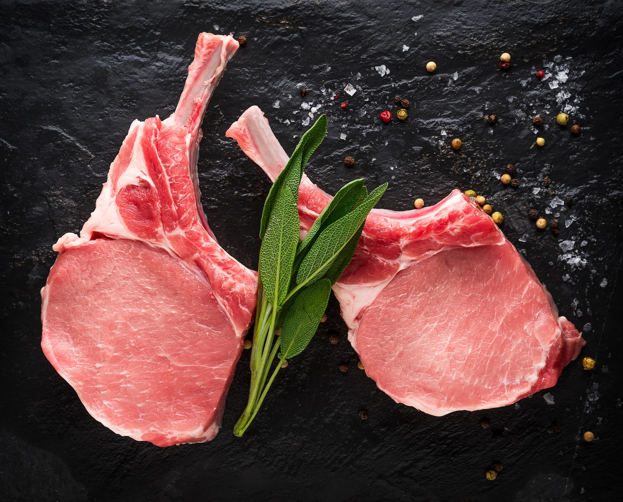 French Center Cut Bone-In Pork Chops (12oz) - Image 2