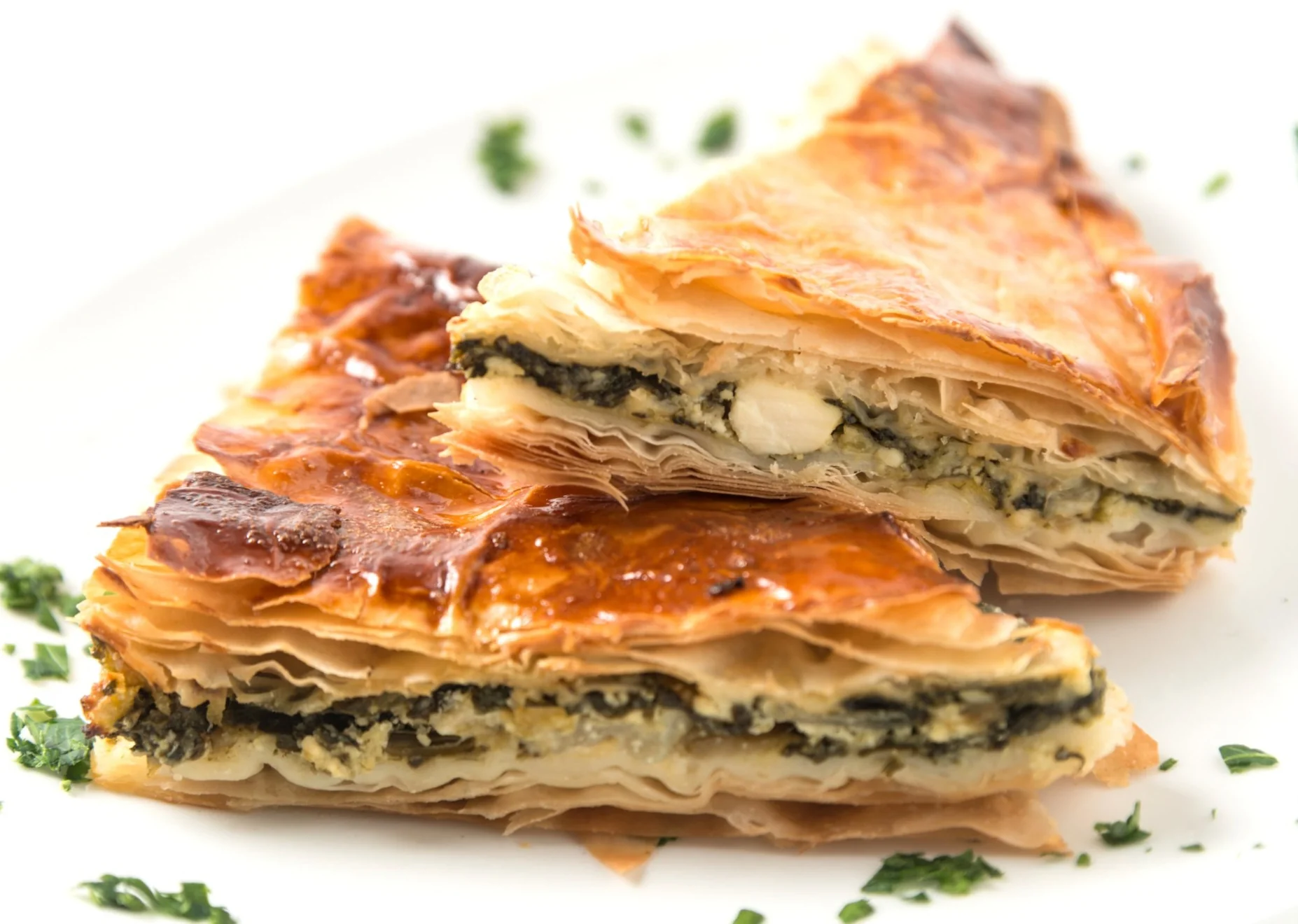 Spanakopita - Greek Spinach Pies